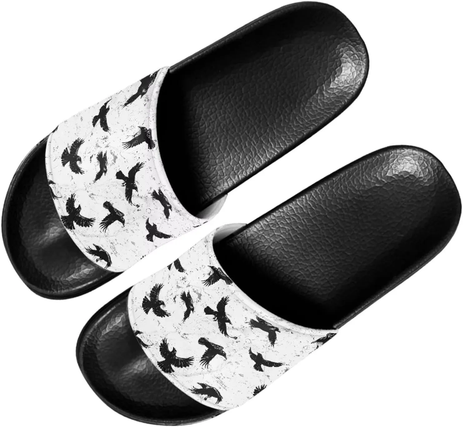 EVA Single Band Women Slides Sandals Beach Casual Sandals Soft Bathroom Shower Open Toe Slippers