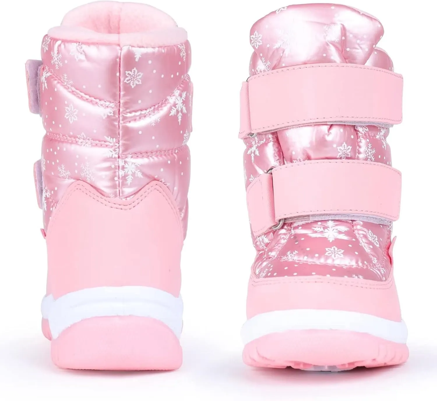 FANTURE Winter Snow Boots for Boy and Girl Outdoor with Fur Lined(Toddler/Little Kids)