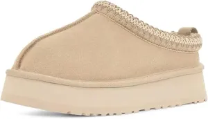 Fleece Lined Women's Mini Ankle Boot Slippers - Classic Snow Boots with Anti-Slip Platforms for Indoor & Outdoor Use