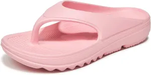 Flip Flops for Women, Orthotic Lightweight Beach Slides Sandals Anti Slip Shower Slippers with Ultra Soft Arch Support Non-Slip