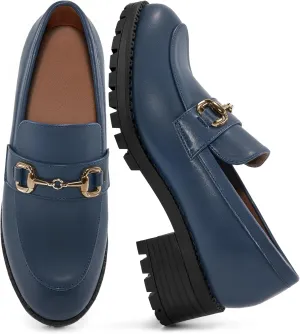 FUDYNMALC Platform Loafers for Women Dress: Casual Comfortable Slip On Chunky Shoes 2025 Walking Penny Footwear for Work Business