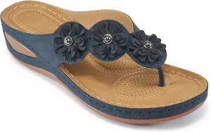 FUDYNMALC Sandals for Women Wedge Shoes: Summer Womens Platform Flip Flops Comfortable Casual Dressy Wedges Sandal