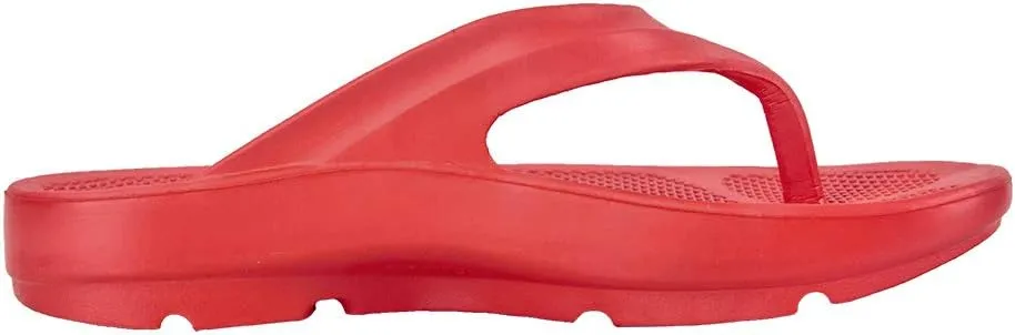 FUNKYMONKEY Women's Thong Flip Flop Ultra Soft Arch Support Sandals