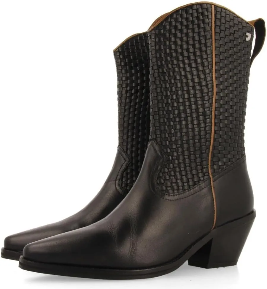 GIOSEPPO Women's Ampass Oxford Boots, black, 9.5 Women