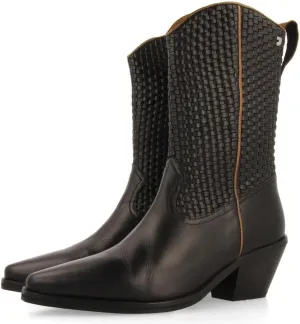 GIOSEPPO Women's Ampass Oxford Boots, black, 9.5 Women