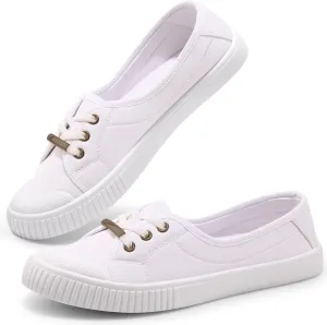 Harvest Land Womens Canvas Low Top Sneakers Slip on Shoes for Women Fashion Walking Sneakers