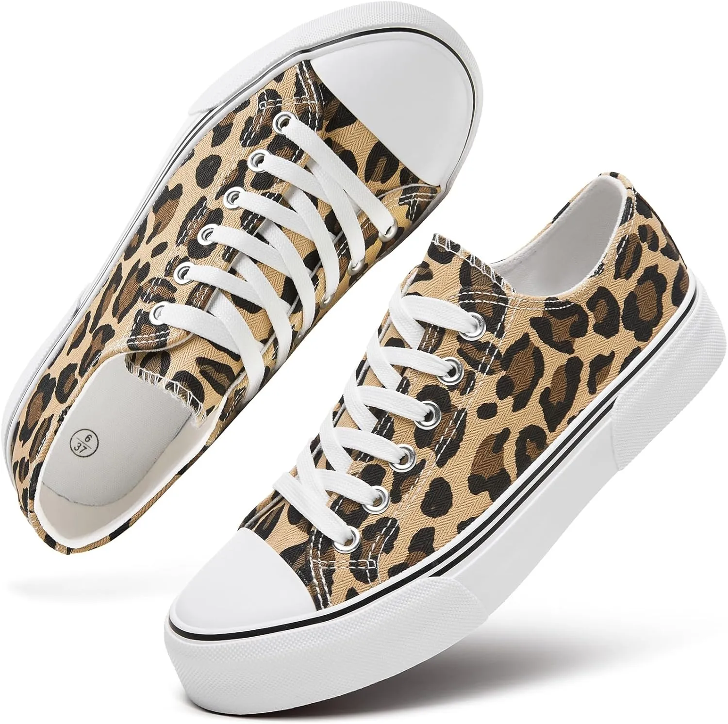 hash bubbie White Sneakers for Women Low Top Canvas Shoes Womens Canvas Sneakers Women's Fashion Sneakers Slip on Casual Tennis Shoes