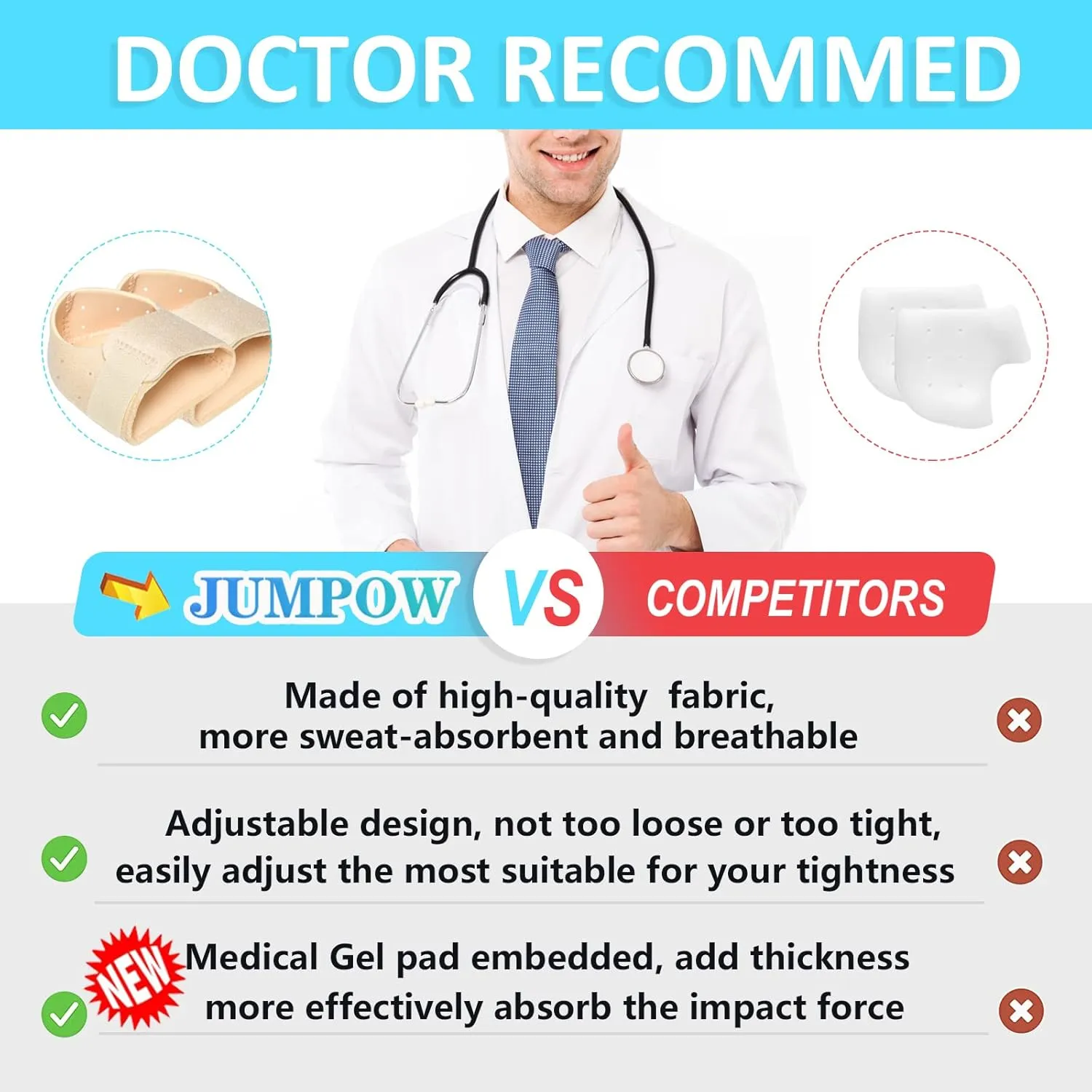 Heel Protectors, Heel Cups for Heel Pain, Heel Support, Thicken&Breathable, Idea for Plantar Fasciitis Relief, Bone Spur, Gel Heel Cups for Shoes, Silicone Heel Cushion for Men and Women-Beige