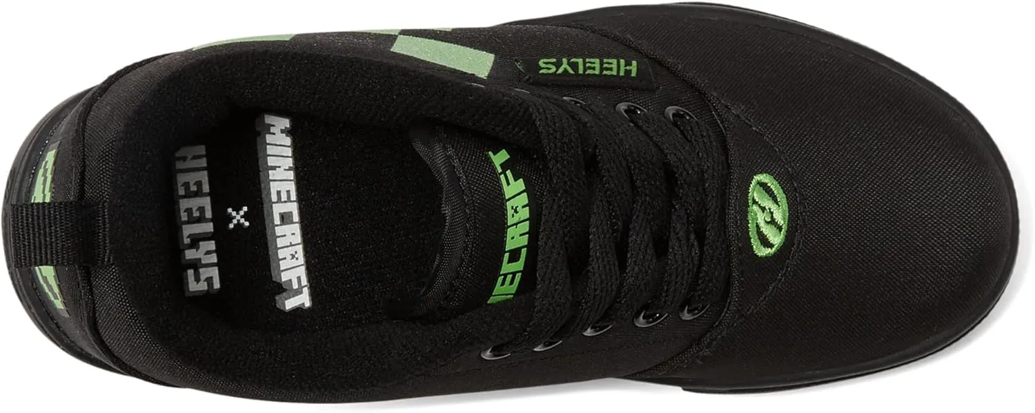HEELYS Unisex-Child Pro 20 Minecraft (Little Big Kid/Adult) Wheeled Heel Shoe