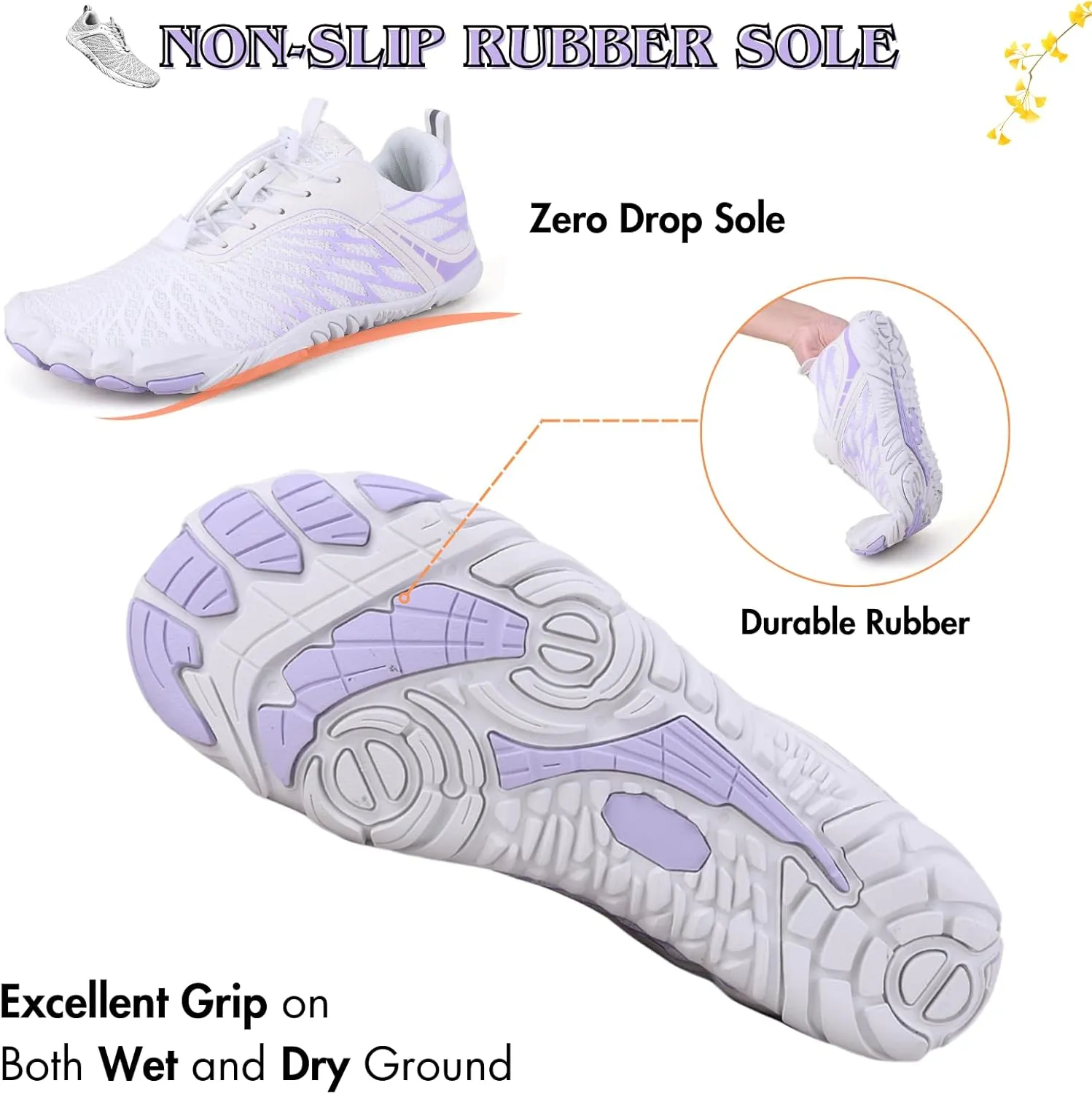 Hike Barefoot Shoes Women Men Minimalist Wide Toe Box Footwear Zero Drop Athletic Cross-Trainer Fashion Sneakers