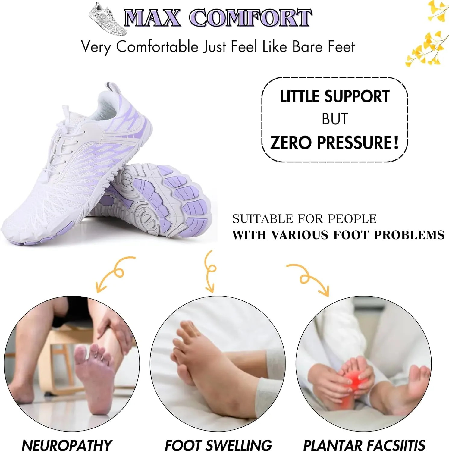 Hike Barefoot Shoes Women Men Minimalist Wide Toe Box Footwear Zero Drop Athletic Cross-Trainer Fashion Sneakers