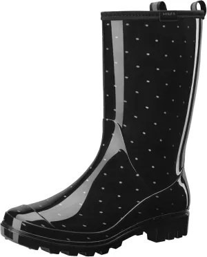 HISEA Women's Rain Boots Waterproof Mid Calf Garden Boots for Women