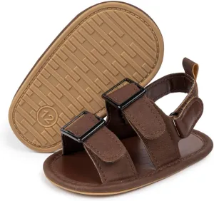 HsdsBebe Infant Baby Boys Girls Summer Beach Sandals Breathable Athletic Anti-slip Soft Sole Newborn First Walker Crib Shoes