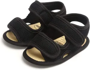 HsdsBebe Infant Baby Boys Girls Summer Beach Sandals Breathable Athletic Anti-slip Soft Sole Newborn First Walker Crib Shoes