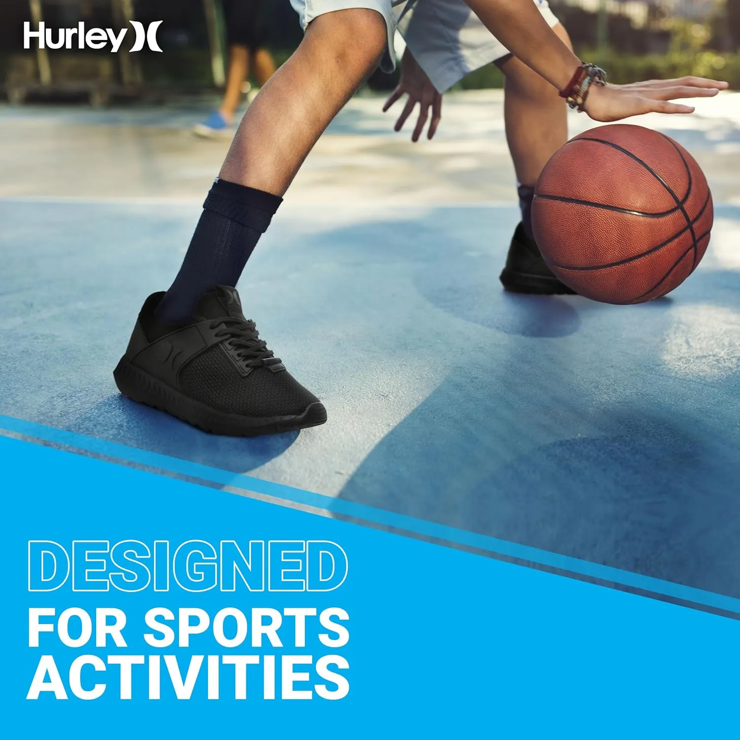Hurley Kiwi Kids Sneakers - Versatile Sports and Running Shoes for Kids, Girls and Boys Sneaker Shoes, Durable Sports Shoes for Boys and Girls- Rubber Shoes for Children