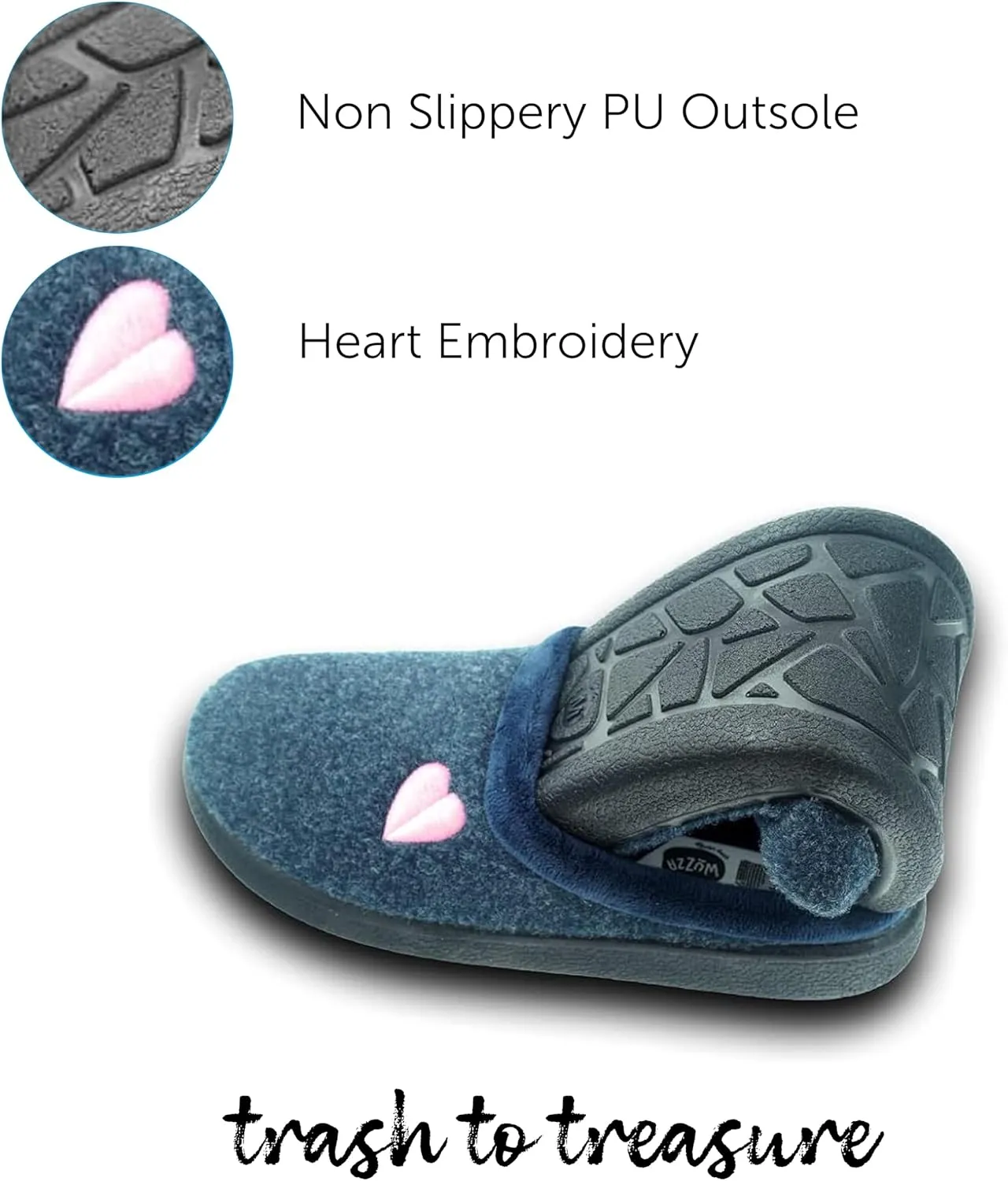 I Bottle Women's recycled comfortable, soft, indoor outdoor sandals…