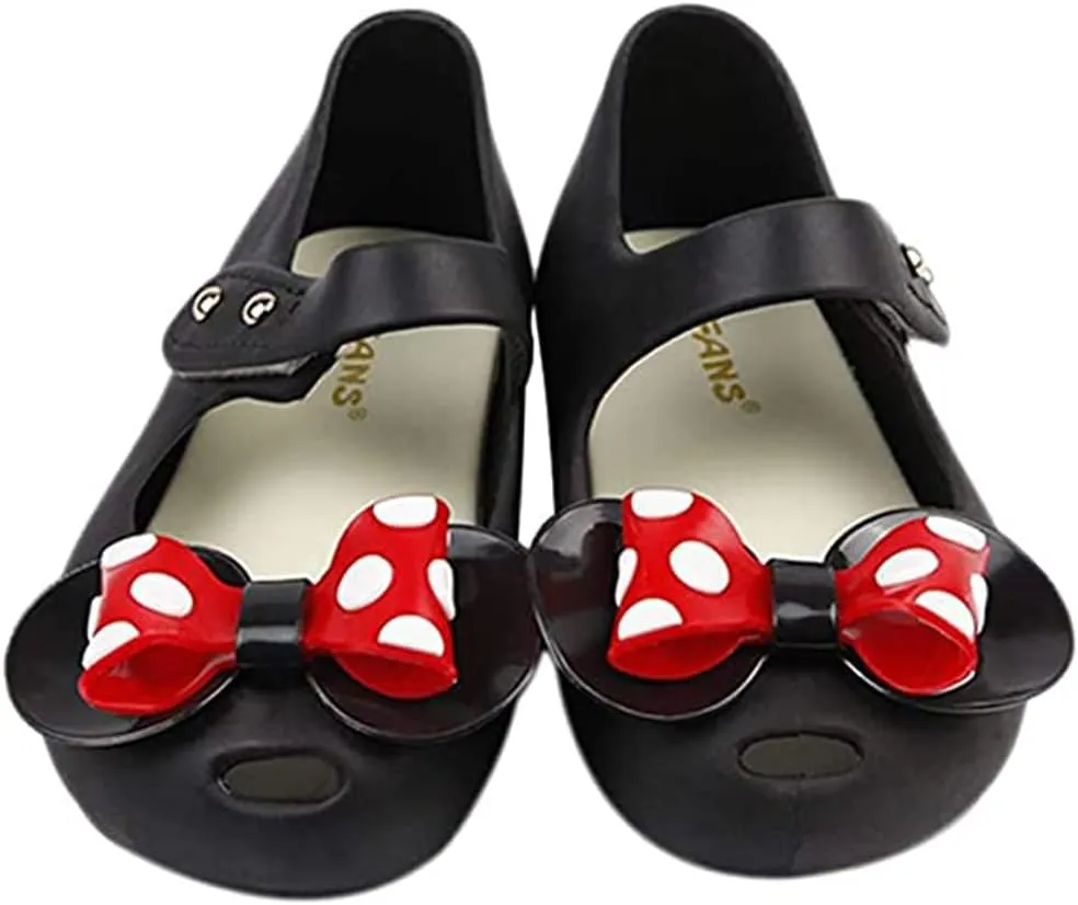 iFANS Girls Sweet Dot Bow Princess Sandals Shoes Mary Jane Flats for Toddler/Little Kid