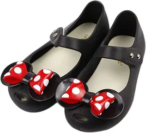 iFANS Girls Sweet Dot Bow Princess Sandals Shoes Mary Jane Flats for Toddler/Little Kid