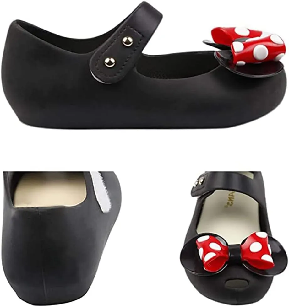 iFANS Girls Sweet Dot Bow Princess Sandals Shoes Mary Jane Flats for Toddler/Little Kid