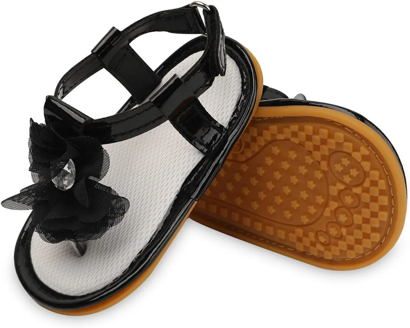 Infant Baby Girls Boys Sandals Rubber Soft Sole Premium Toddler First Walker Outdoor Summer Beach Shoes