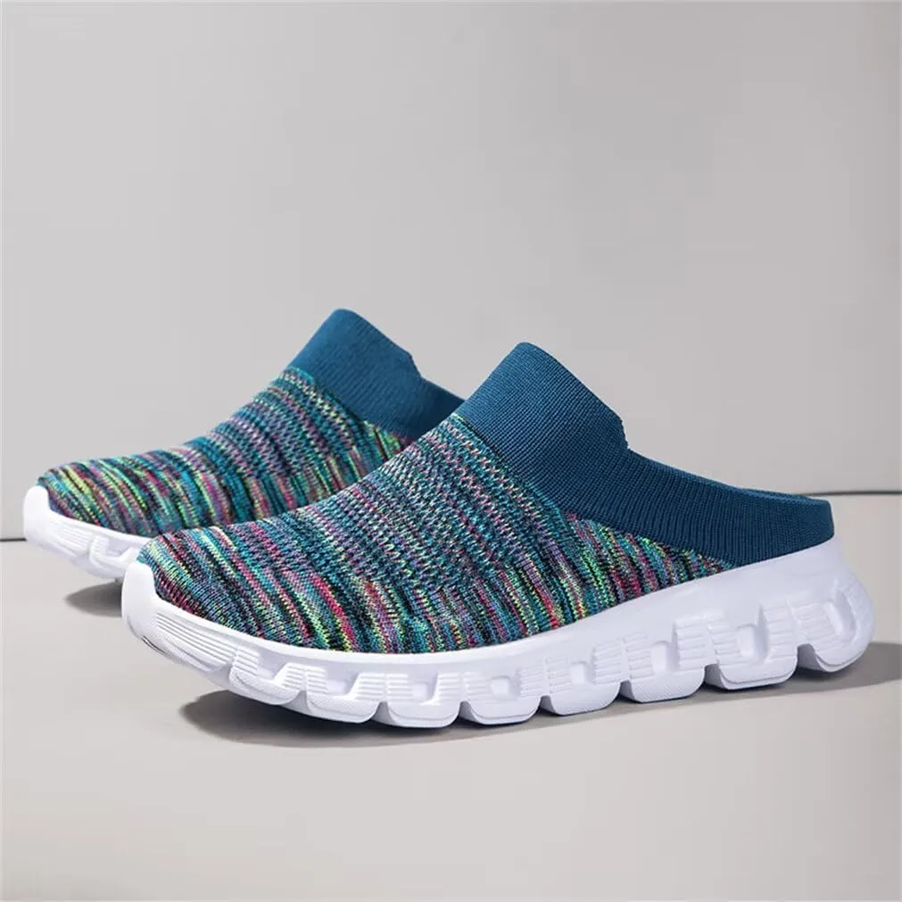Jakcuz Men Mules Backless Sneakers Breathable Open Back Casual Slippers for Men