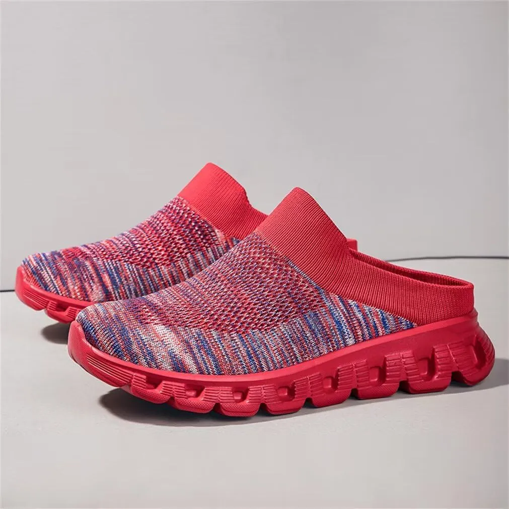Jakcuz Men Mules Backless Sneakers Breathable Open Back Casual Slippers for Men