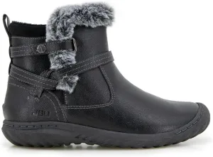 JBU Women's Dolce Faux Fur Trim Water Resistant Fashion Side Zipper Ankle Bootie