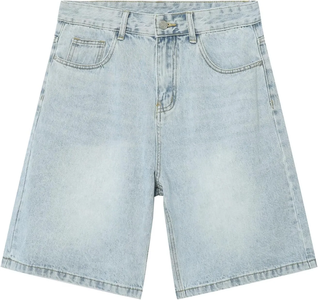 Jorts Men Baggy Y2k Hip Hop Shorts Skater Jeans Grunge Shorts Aesthetic Pants