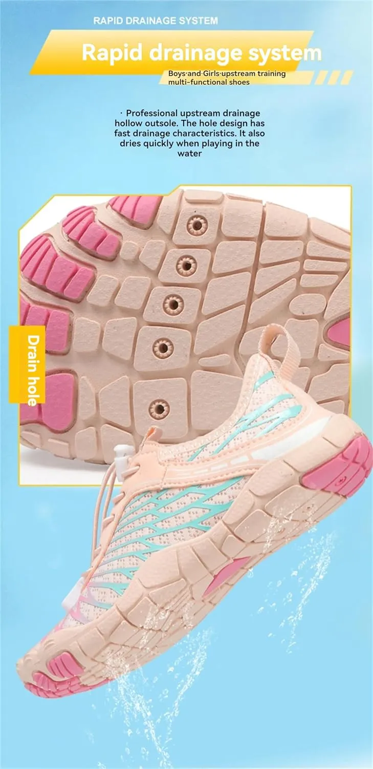 Kids Barefoot Shoes Girls Boys Lightweight Non Slip Water Shoes Unisex Toddler Walking Shoes Comfort Breathable Quick Dry Water Shoes for Boating Swimming Kayaking Riding Runnin Surfing Camping