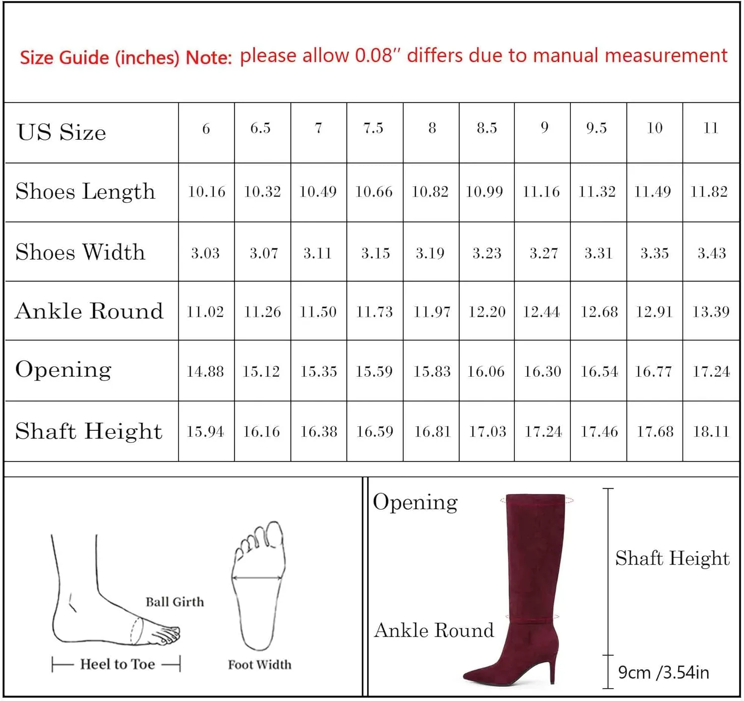 Knee High Boots Women Pointed Toe Tall Boots 3 In Stiletto High Heel Long Boots Side Zipper Dress Knee High Boots