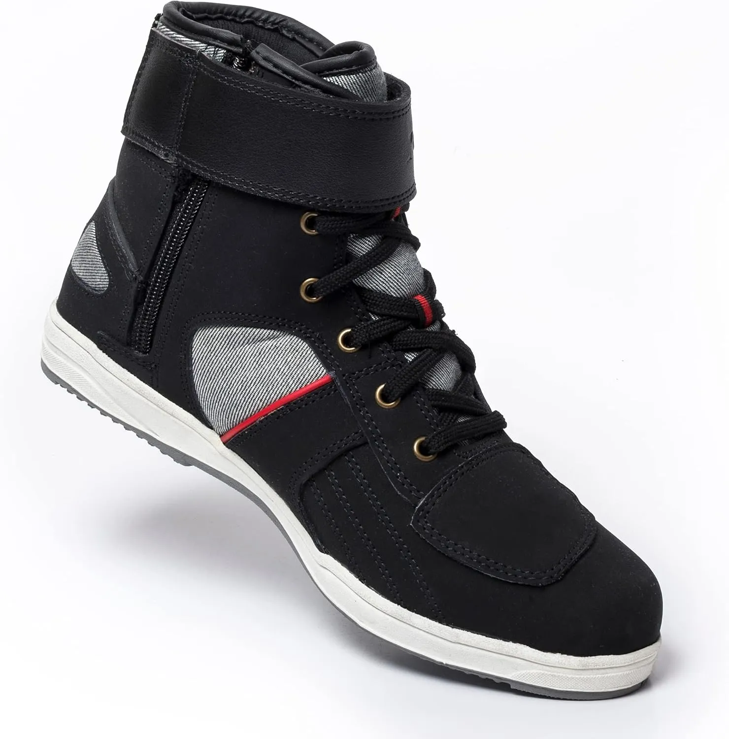 KRONOX Motorcycle Sneakers for Men - Protected Riding Shoes Gear for Street Bike