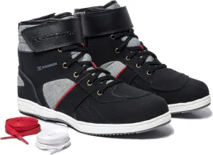 KRONOX Motorcycle Sneakers for Men - Protected Riding Shoes Gear for Street Bike