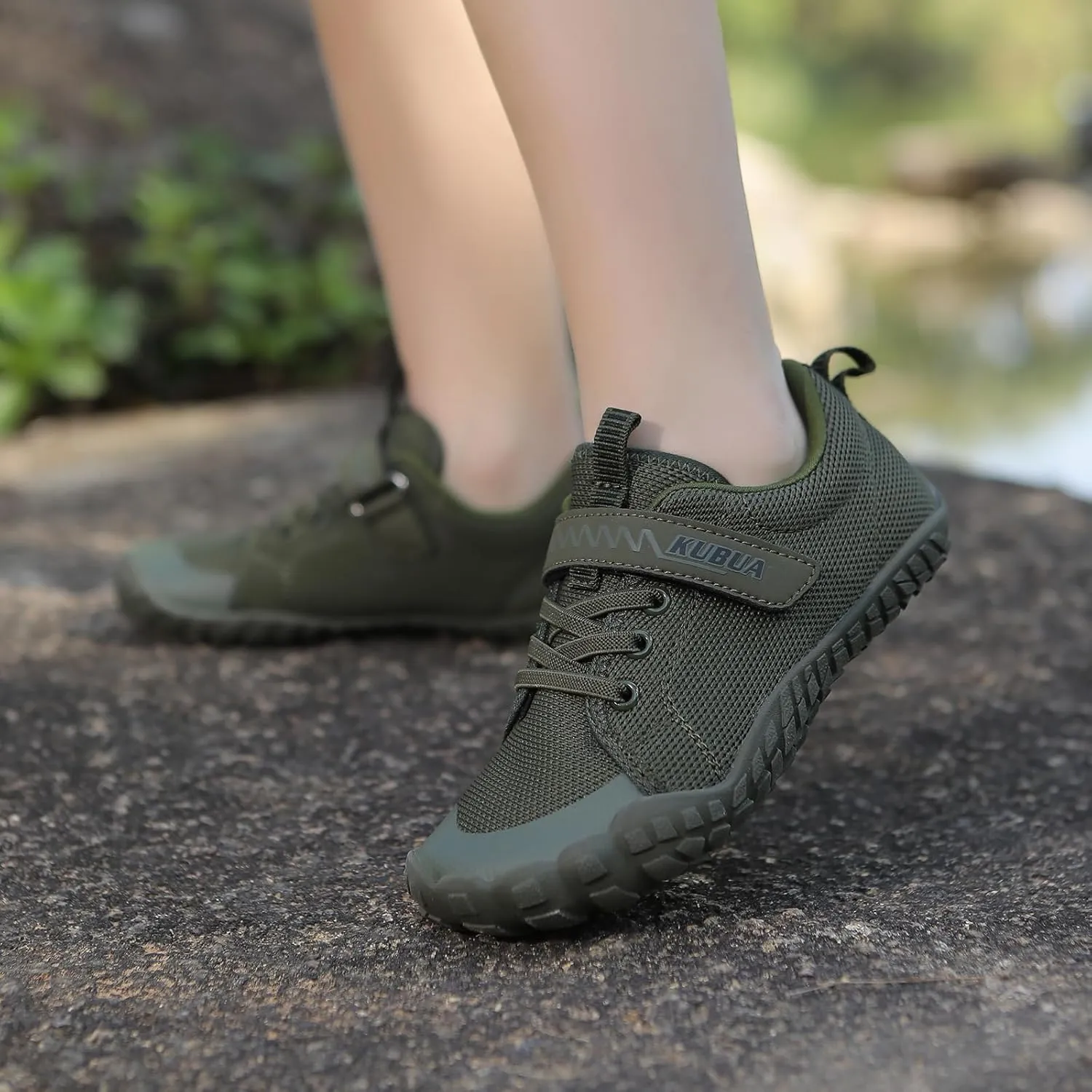 KUBUA Kids Barefoot Shoes Boys Girls Sneakers Naturally Splay Shoes Toddler Little Big Kid