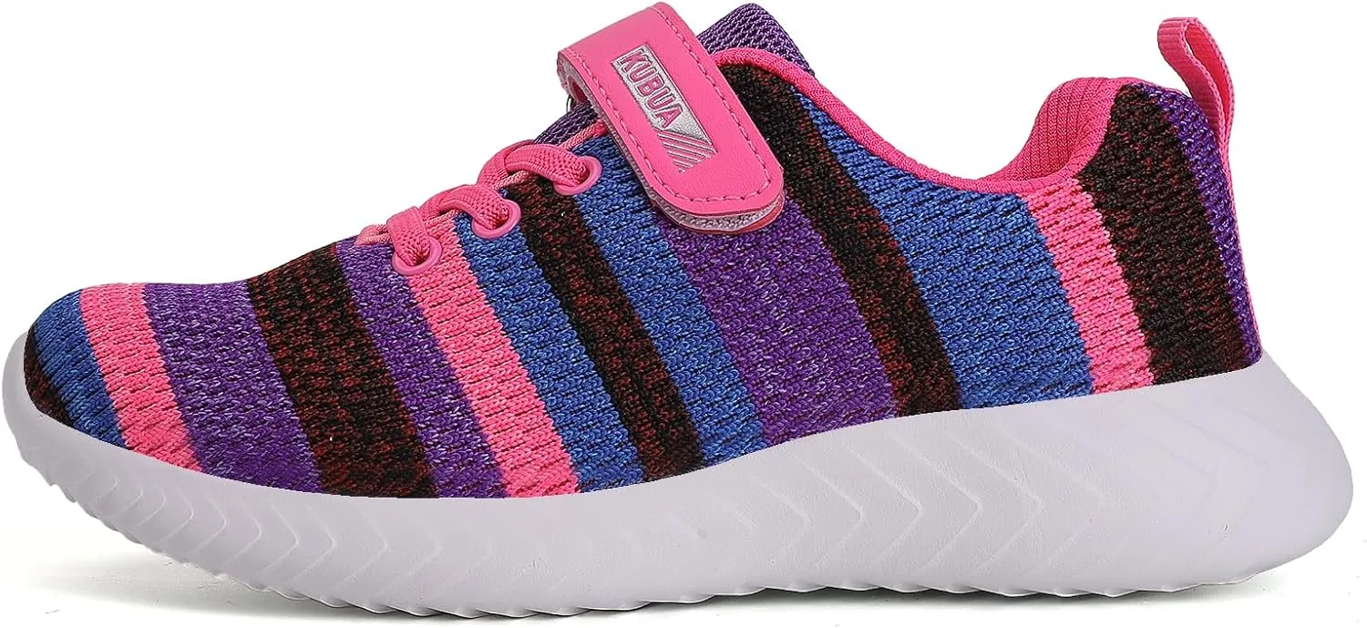 KUBUA Kids Sneakers Boys Tennis Lightweight Breathable Athletic Girls Running Shoes for Toddler