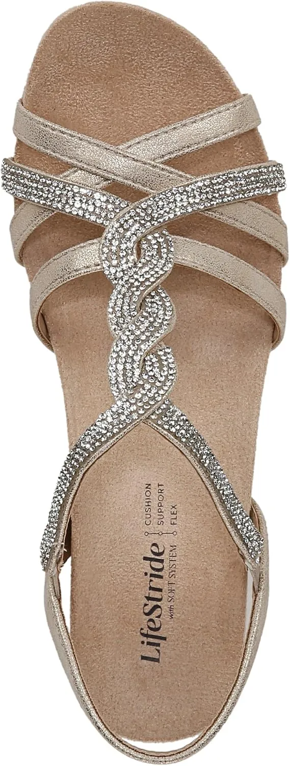 LifeStride Women's Miami Wedge Sandal