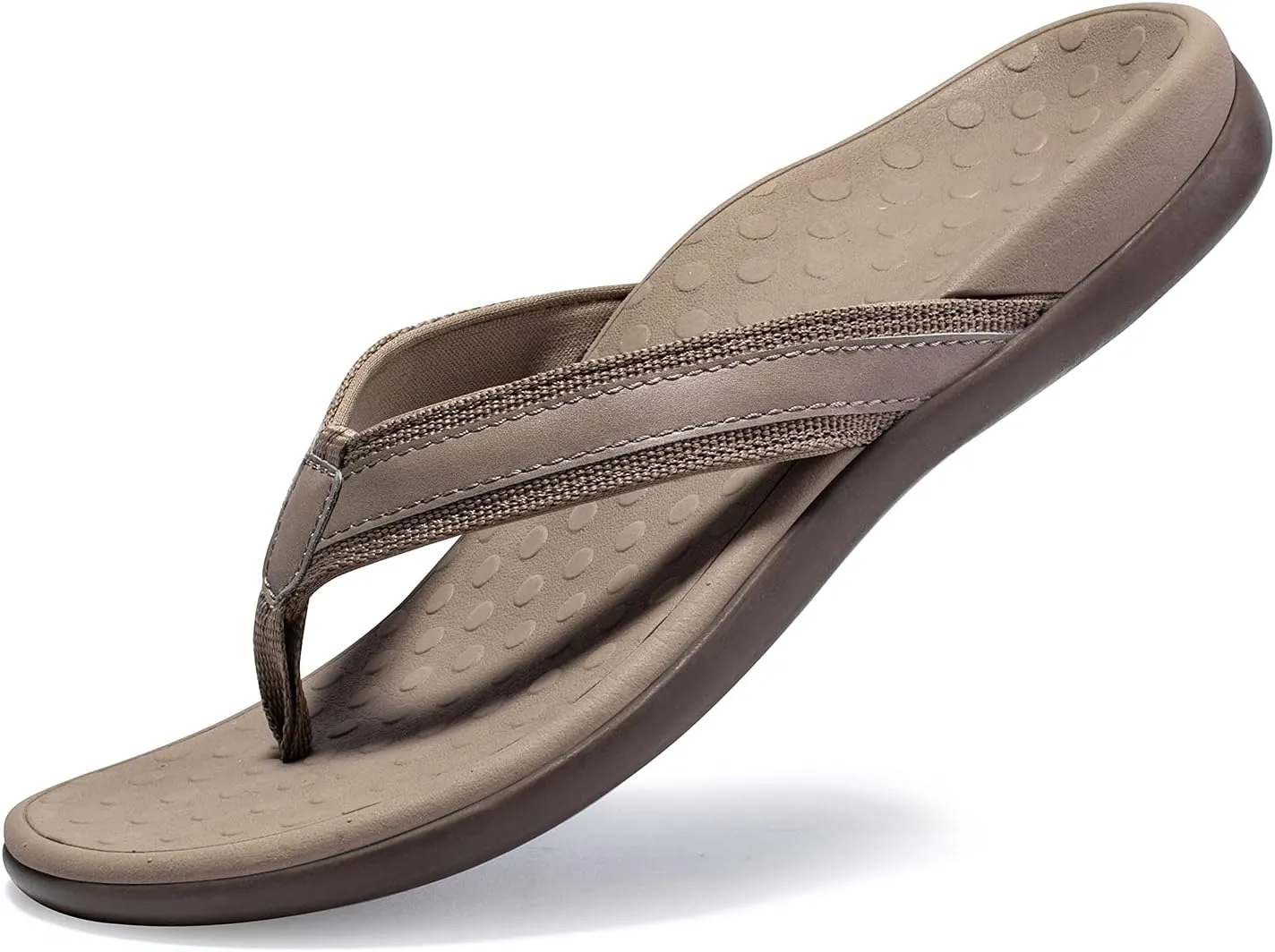 LLSOARSS Plantar Fasciitis Feet Sandal with Arch Support - Best Orthotic flip Flops for Flat Feet，Heel Pain- for Women
