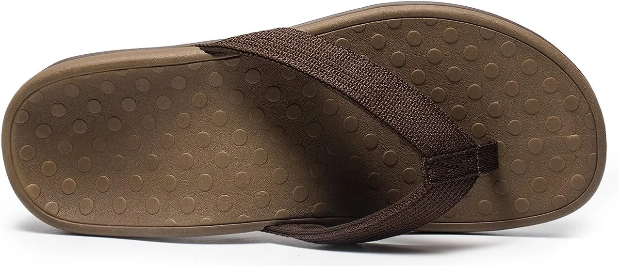 LLSOARSS Plantar Fasciitis Feet Sandal with Arch Support - Best Orthotic flip Flops for Flat Feet，Heel Pain- for Women