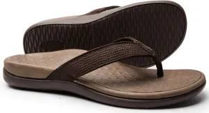 LLSOARSS Plantar Fasciitis Feet Sandal with Arch Support - Best Orthotic flip Flops for Flat Feet，Heel Pain- for Women