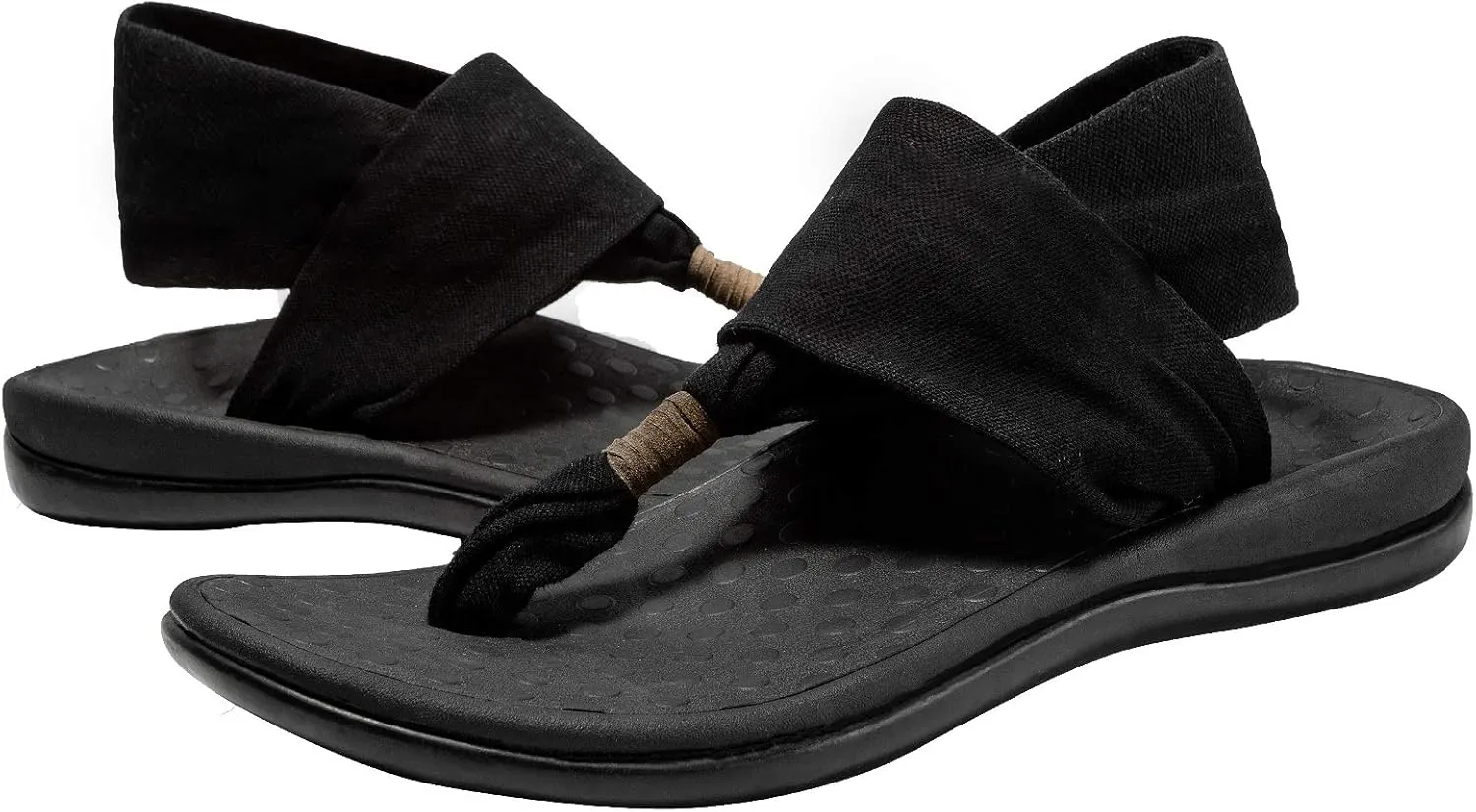 LLSOARSS Women's Plantar Fasciitis Feet Yoga Sling Sandal Arch Supports Orthotics Flip Flops Relieve Flat Feet, High Arch, Foot Pain