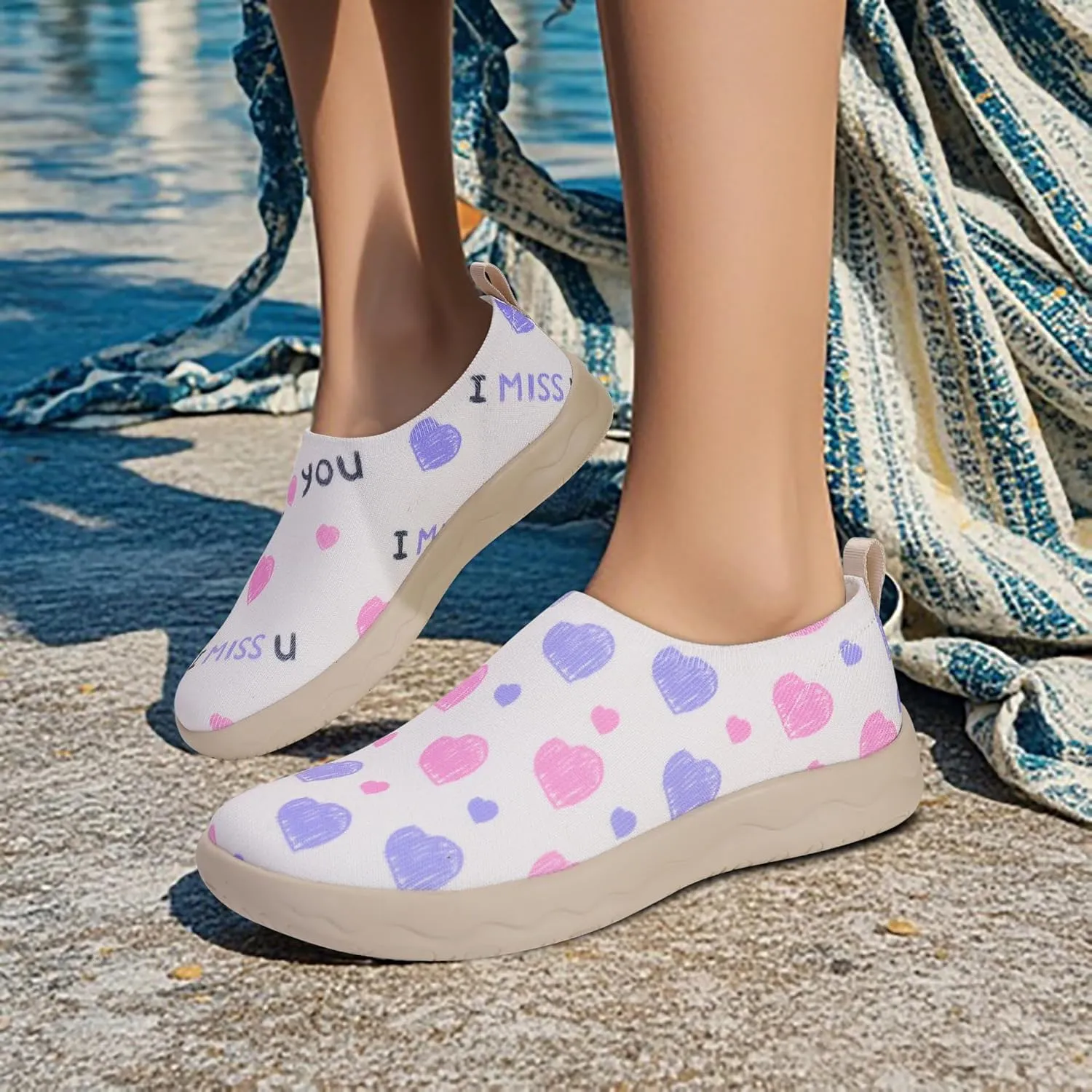 Loafers for Women Comfortable Slip On Walking Shoes Lightweight Travel Sneaker Casual Flats