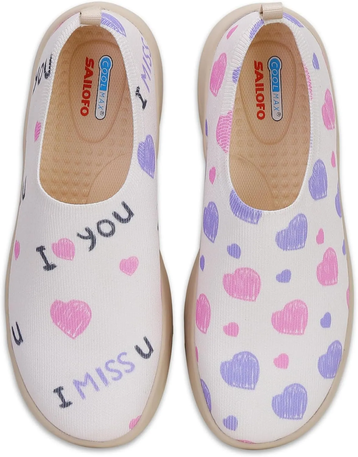 Loafers for Women Comfortable Slip On Walking Shoes Lightweight Travel Sneaker Casual Flats