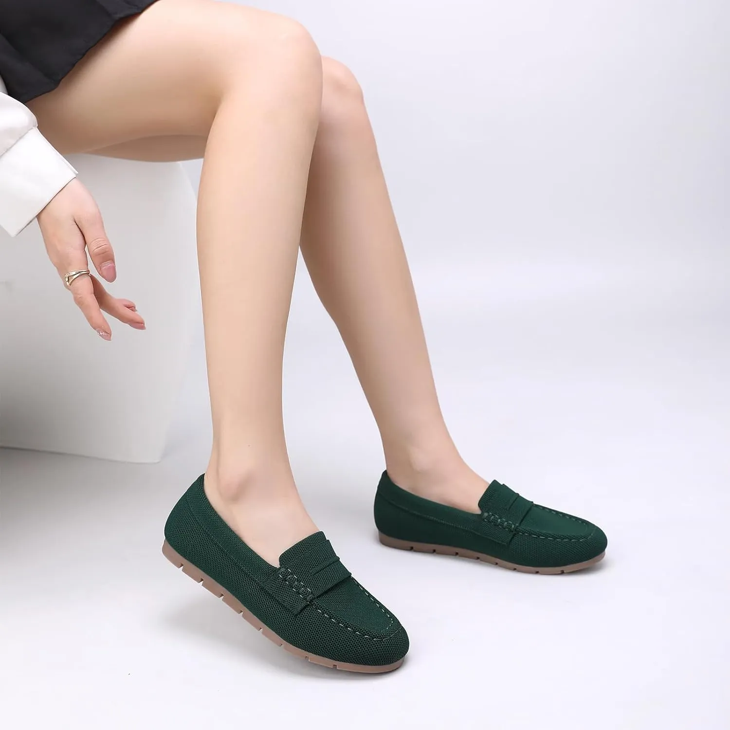 Loafers for Women Comfortable Slip on Work Flats Shoes Womens Dressy Casual Walking Shoes