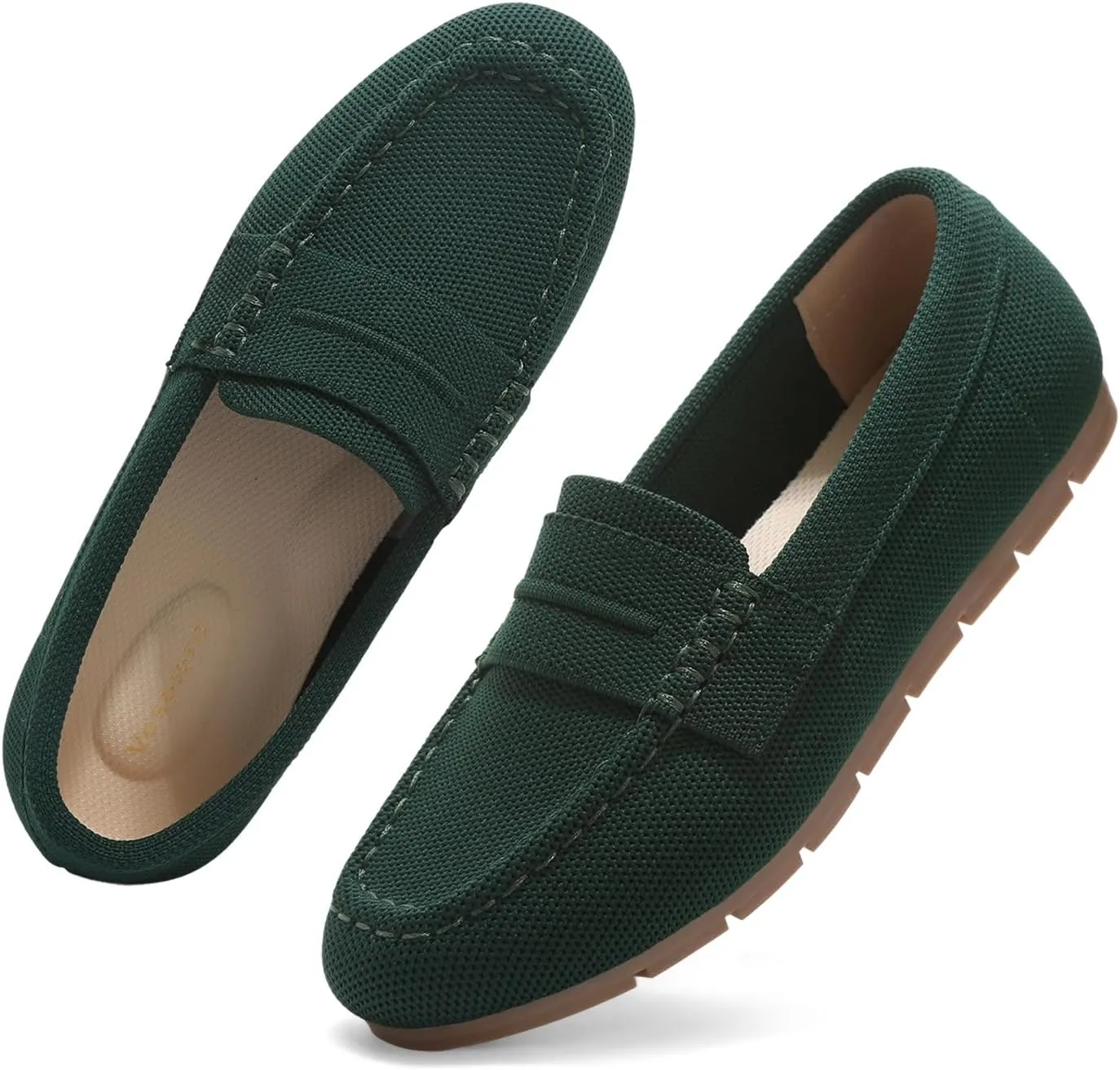 Loafers for Women Comfortable Slip on Work Flats Shoes Womens Dressy Casual Walking Shoes
