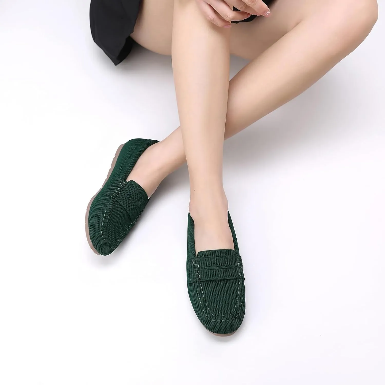 Loafers for Women Comfortable Slip on Work Flats Shoes Womens Dressy Casual Walking Shoes