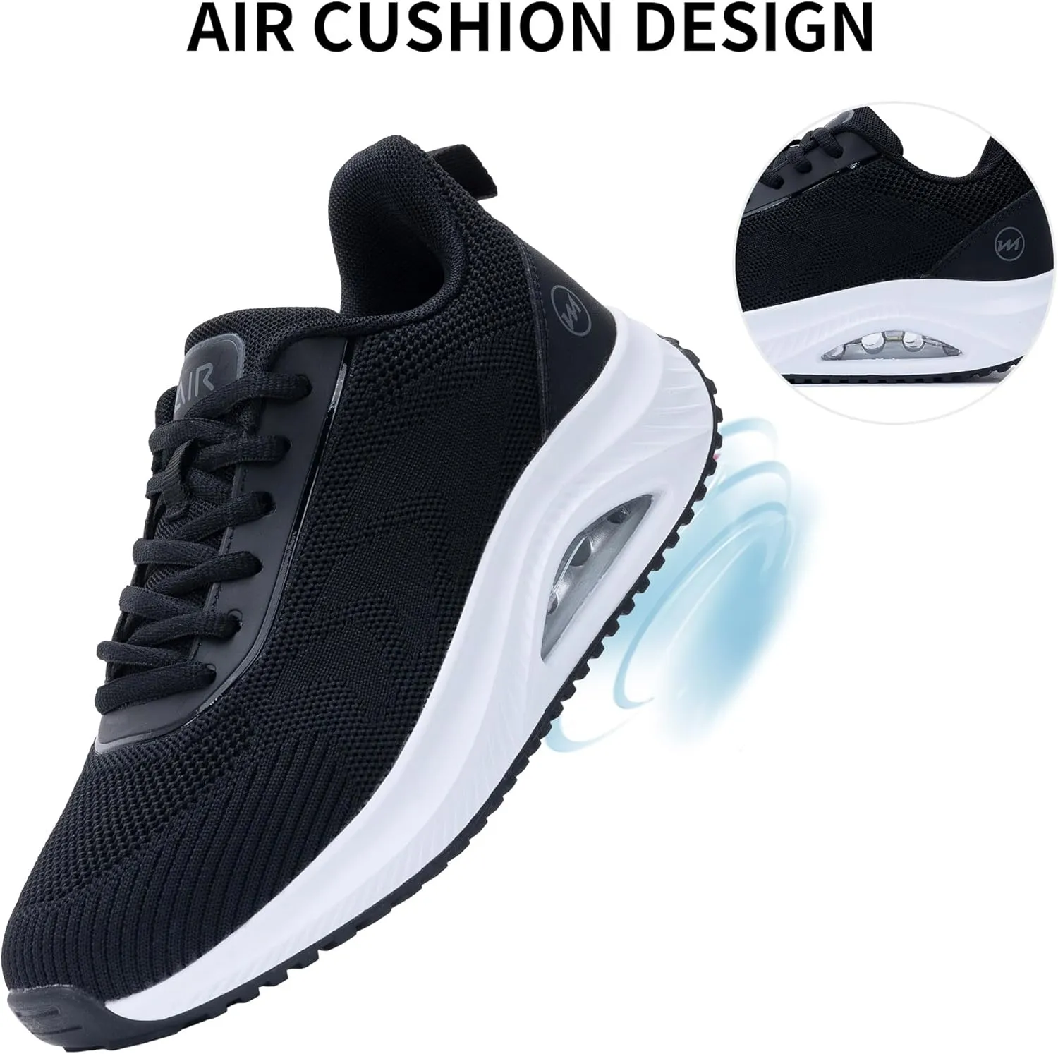 MAFEKE Womens Walking Shoes with Arch Support, Air Tennis Orthotic Fashion Sneakers for Plantar Fasciitis Pain Relief Size 5.5-11