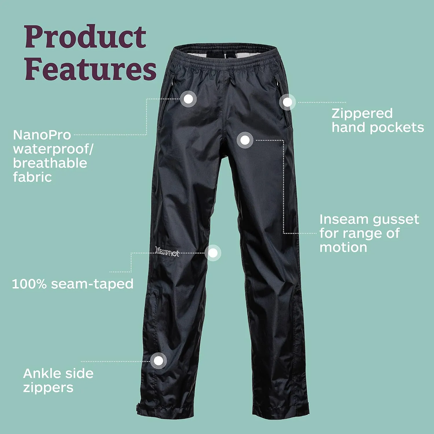 Marmot Kids Precip Pants