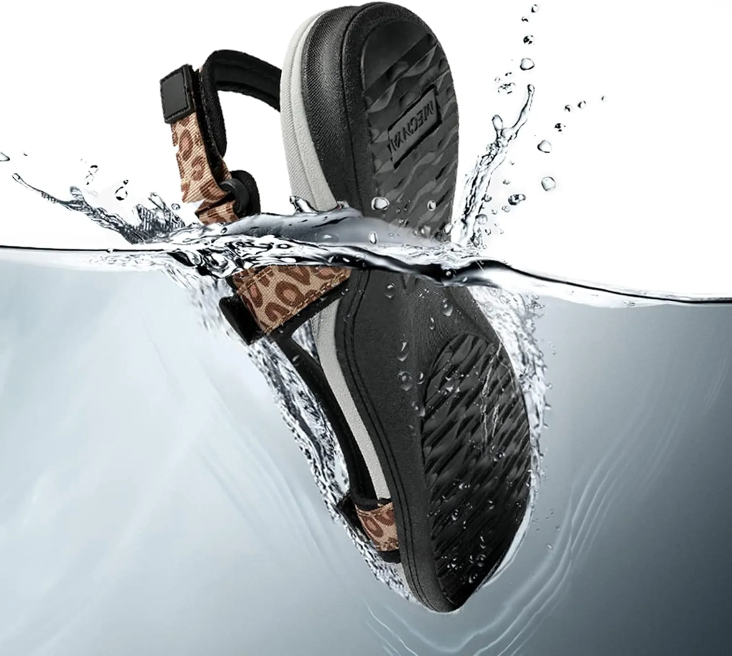 MEGNYA Comfortable Hiking Sandals for Womens, Classic Sport Walking Sandals with Adjustable Straps, Casual Summer Athletic Sandals for Trekking, Camping, Trip