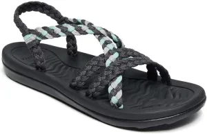 MEGNYA Women's Comfortable Walking Sandals with Arch Support, Athletic Hiking Sandals with Handmade Straps, Outdoor Soft Water Sandals for Beach Poolside Travel Camping