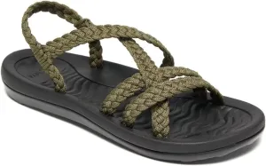 MEGNYA Women's Comfortable Walking Sandals with Arch Support, Athletic Hiking Sandals with Handmade Straps, Outdoor Soft Water Sandals for Beach Poolside Travel Camping
