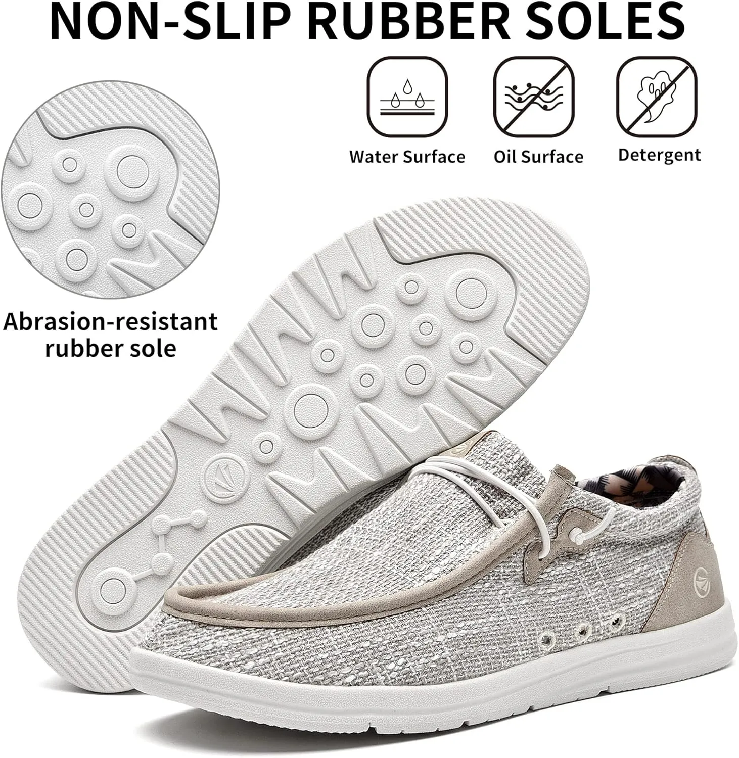 MEHOTO Men's Slip On Loafers | Arch Support Insole | Men's Shoes | Comfortable Light-Weight Mens Casual Loafers